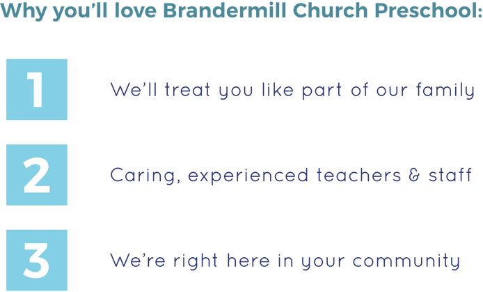 Why you'll love Brandermill Church Preschool